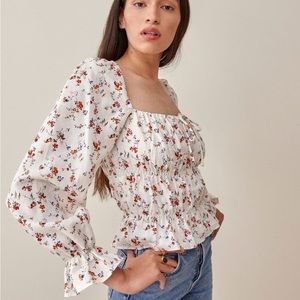 Linen Reformation Blouse